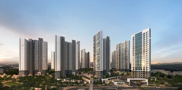 '신분평 더웨이시티 풍경채' 투시도