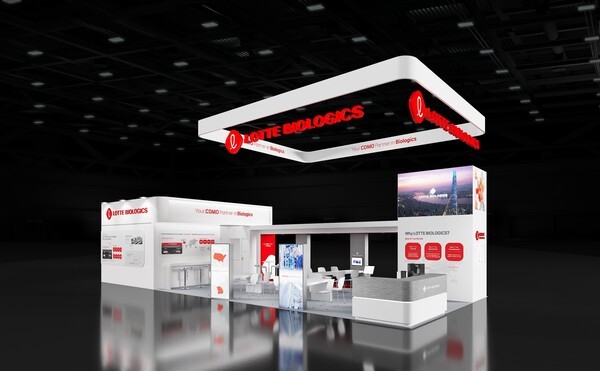 롯데바이오로직스의 바이오USA 부스 조감도. [출처=롯데바이오로직스]