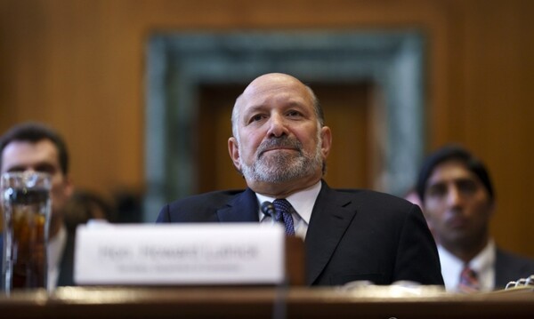 상원 세출위 출석한 하워드 러트닉 미 상무장관. [출처=연합]