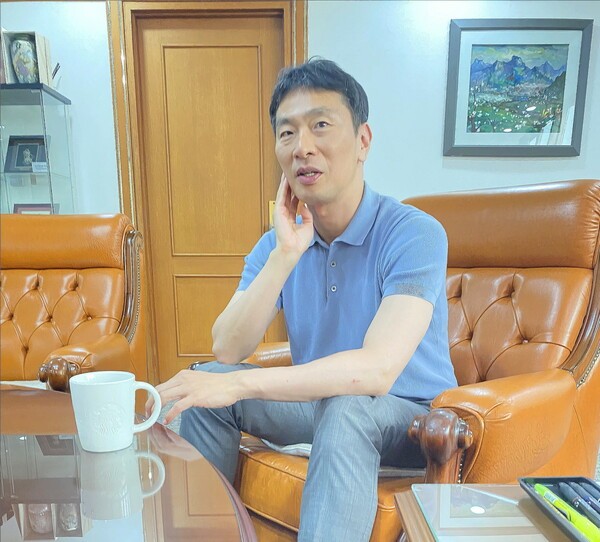 지난달 28일 EBN과 만난 이복현 금융감독원장 [출처=김남희 기자 ]