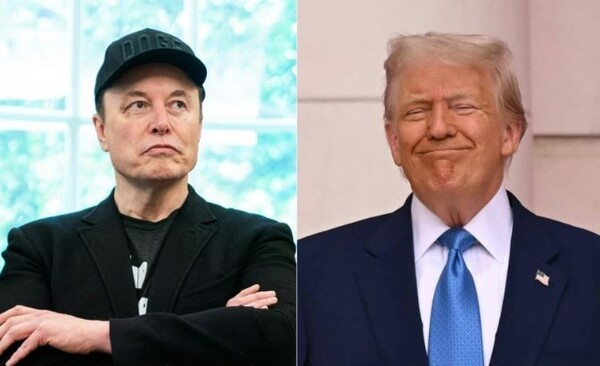 일론 머스크와 도널드 트럼프 미국 대통령 [출처=연합]