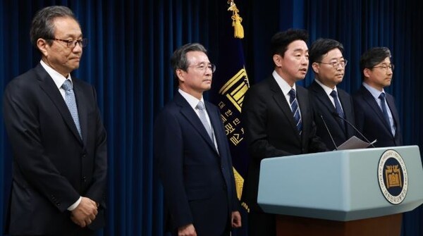 강훈식 비서실장, 대통령실 수석비서관 인선 발표 [출처=연합]