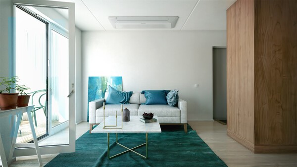 삼성전자 가정용 시스템에어컨 1웨이 카세트 제품 이미지. [출처=삼성전자]