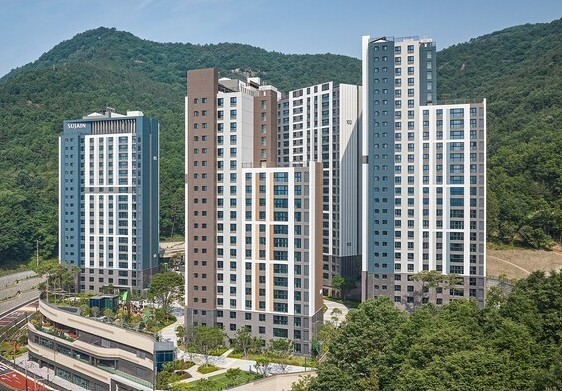 지난 5월 입주를 시작한 순천 '조례 수자인 에디션'.[출처=BS한양]