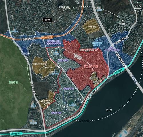 한남3구역 위치도.[출처=서울시]