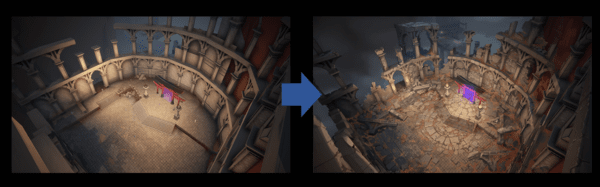 인-게임 아레나 도안의 디테일 보정. [출처=넷마블]