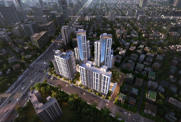 서울 광진구 자양1-4구역 가로주택정비사업 조감도.[출처=호반건설]