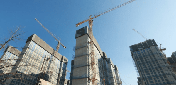 서울 지역의 한 아파트 공사현장, 기사와 무관. [출처=연합]