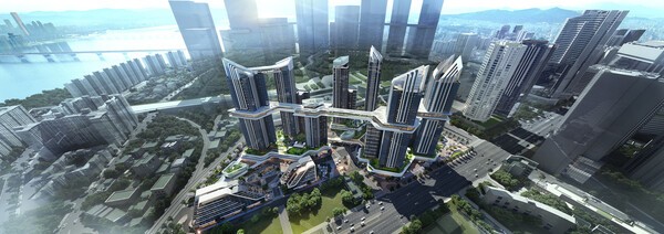 용산정비창전면 1구역 재개발 조감도 [출처=HDC 현대산업개발 ]