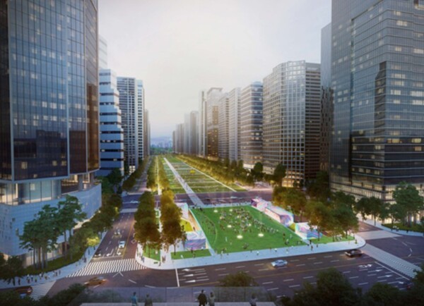 HDC현대산업개발은 지하철 1호선, 4호선, 신분당선, GTX-B를 연결하고, 용산역 전면공원의 지하를 복합개발하는 대형 프로젝트인 용산역 전면공원 지하공간 개발사업을 진행 중이다.[출처=HDC현대산업개발]