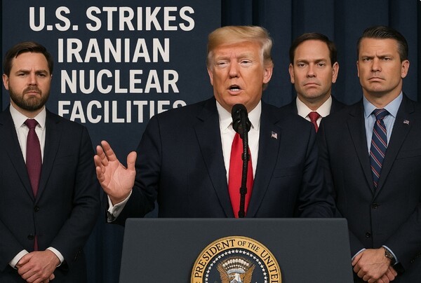 이재명 정부와 트럼프 행정부 간 관세 협상이 본격 궤도에 오른 현재 관세 관련 시장 변동성과 미국의 이란 공습으로 보험권의 불확실성과 비용 상승 압력이 자극되고 있다. 챗GPT 생성 이미지.[출처=오픈AI]