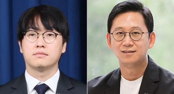 (왼쪽부터) 하정우 AI수석, 배경훈 과기장관 후보자. [출처=연합]