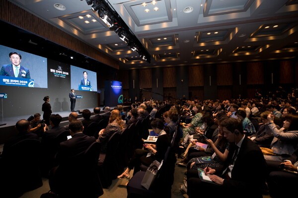 지난 24일 aT센터에서 열린 '퀀텀코리아 2025' 개막식에 참석한 유상임 과학기술정보통신부 장관이 인사말을 하고 있다. [출처=과학기술정보통신부]