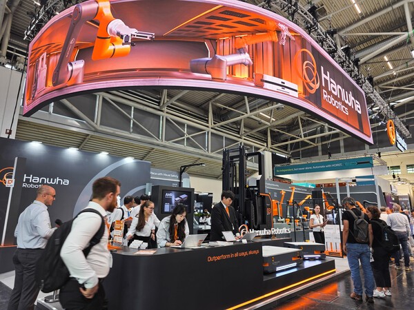 한화로보틱스 전시 부스. [출처=한화로보틱스]