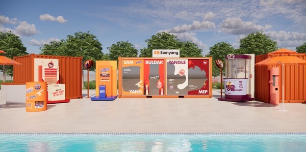 삼양식품, 한강수영장 팝업존 투시도. [출처=삼양라운드스퀘어]