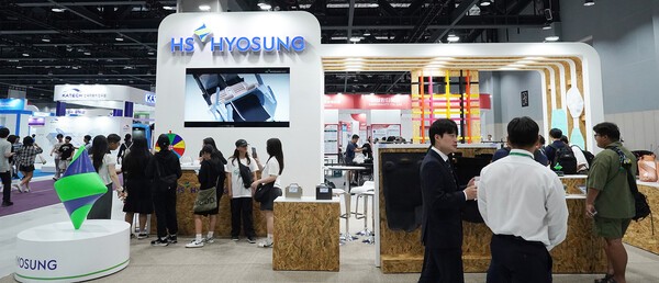 ‘2025 순환경제 페스티벌' HS효성첨단소재 부스 전경. [출처=HS효성]