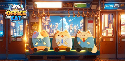 모바일 게임 ‘고양이 오피스’ 누적 매출 500억원 돌파. [출처=넵튠]