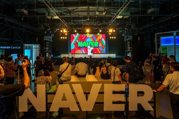 네이버클라우드 일본 ‘오사카·간사이 엑스포’ 현장 사진. [출처=네이버클라우드] 