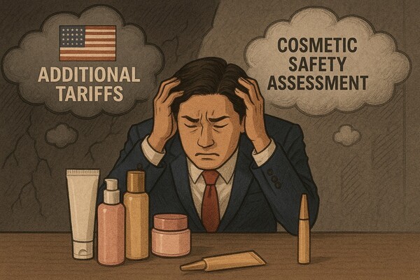 국내 화장품 업계가 안팎으로 몰아치는 규제의 파고에 긴장하고 있다. [출처=오픈AI]
