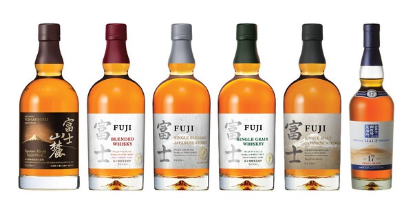 하이트진로가 일본 프리미엄 위스키 브랜드 '후지' 6종 라인업을 완성했다. [출처=하이트진로]