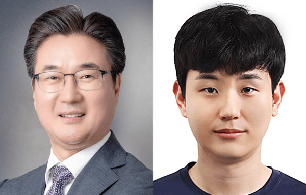 (왼쪽부터) 연세대 신소재공학과 이우영 교수, 이상길 연구원. [출처= 연세대학교]