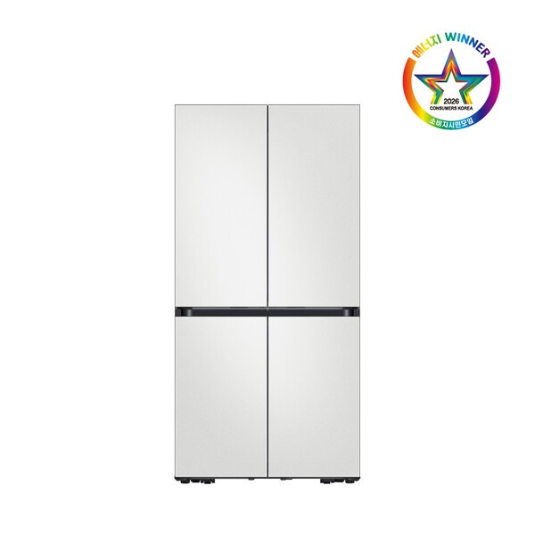 제 28회 올해의 에너지 위너상에서 '에너지 대상'을 받은 '비스포크 AI 하이브리드 키친핏 맥스' 냉장고 이미지 [출처=삼성전자]