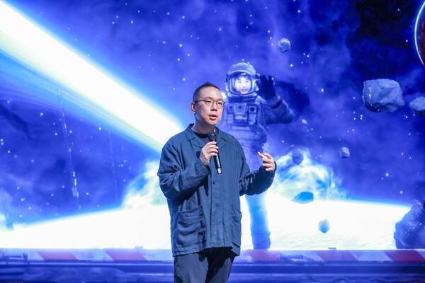 16일 경기도 성남시 분당구에 위치한 네이버 사옥에서 진행된 '이머시브 미디어 플랫폼 테크 포럼'에서 오한기 네이버 리얼타임 엔진 스튜디오 리더가 비전스테이지에 대해 소개하고 있다. [출처=네이버]