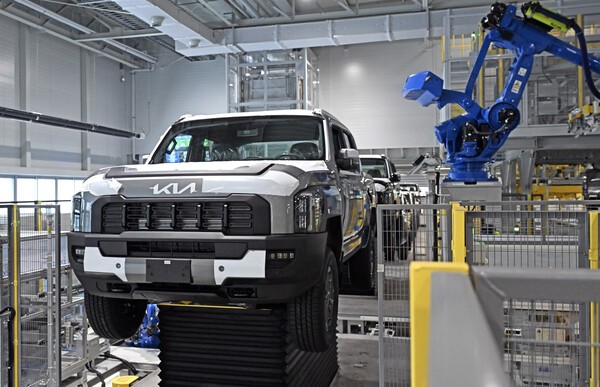 오토랜드 화성 타스만 생산 라인 [출처=기아]