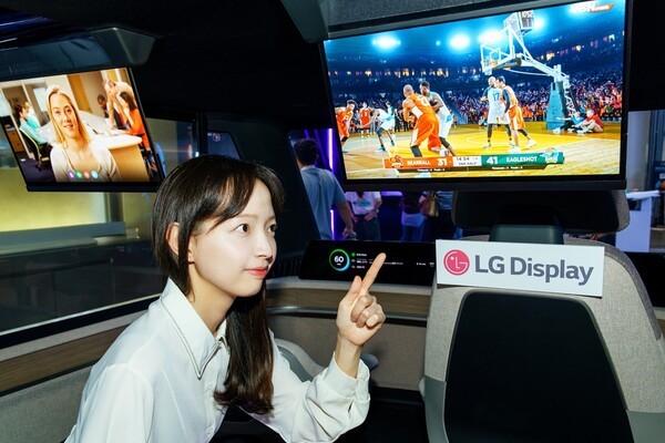 LG디스플레이 SID 2025 차량용 디스플레이 콕핏.[출처=LG디스플레이]