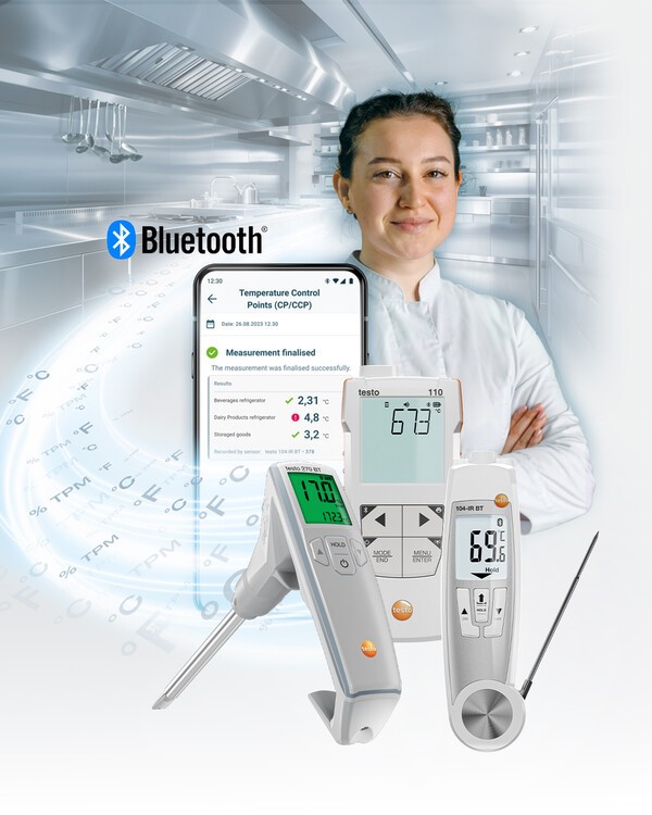 측정 기술 분야의 세계 선두기업 테스토의 한국지사 테스토코리아는 여름철 식중독 예방 및 식품 안전을 위한 식품용 온도계 신제품 3종을 발표했다. [출처=테스토코리아]