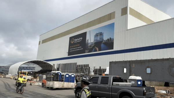 한화 필리조선소 내부 [출처=진명갑 기자]