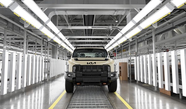 오토랜드 화성 타스만 생산 라인 [출처=기아]