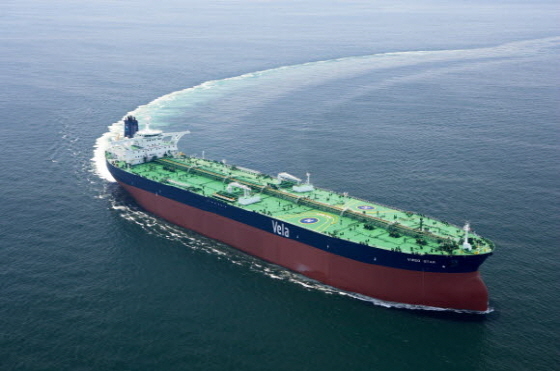 한화오션이 건조한 VLCC(초대형원유운반선) 전경 [출처=한화오션]