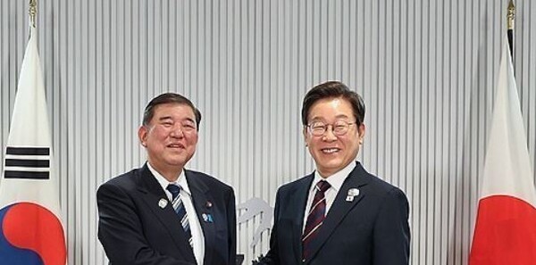 이재명 대통령, 이시바 일 총리와 한일 정상회담 [출처=연합]