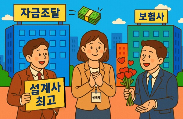 보험사들은 자산건전성 확보를 위한 방안 마련에 착수한 한편 알짜 설계사 조직이 대형보험대리점(GA)으로 이탈하지 않도록 문단속을 철저히 하고 있다.  챗GPT 생성 이미지.[출처=오픈AI]