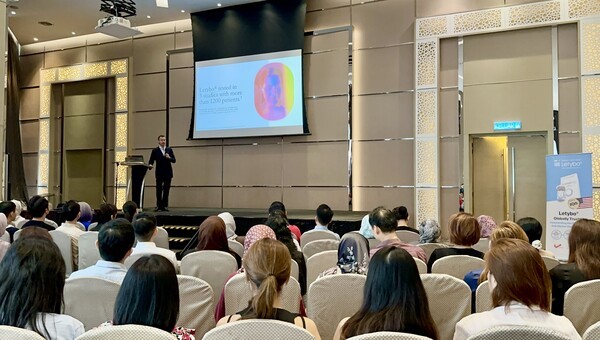 휴젤이 말레이시아에서 ‘레티보’ 론칭 행사를 개최했다. [출처=휴젤]