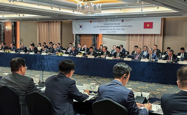 HS효성이 12일 서울 롯데호텔에서 열린 '한-베트남 비즈니스 포럼'에 참석해 향후 베트남 사업의 방향과 협력 비전을 공유했다. [출처=HS효성]