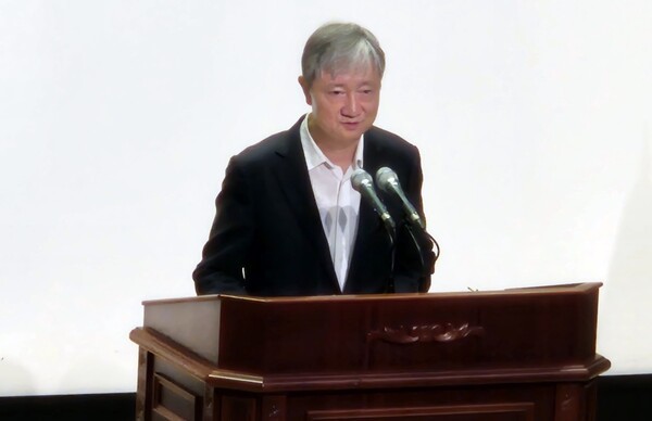 이찬진 신임 금융감독원장이 14일 서울 여의도 금감원 본원에서 열린 취임식에서 취임사를 발표하고 있다. [출처=이해선 기자]