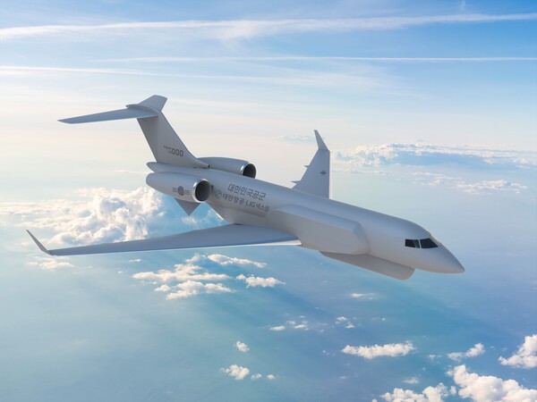 대한항공-LIG넥스원의 전자전 항공기(전자전기) 예상도.[출처=대한항공]