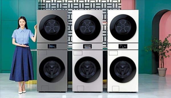 상하 결합형 세탁기∙건조기 ‘비스포크 AI 원바디’. [출처=삼성전자]