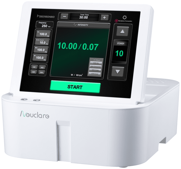 딥슨바이오의 치매 치료용 초음파 의료기기 ‘뉴클레어’.[출처=딥슨바이오]
