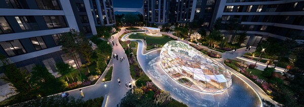 래미안 루미원 아트리움(지상)[출처= 삼성물산]