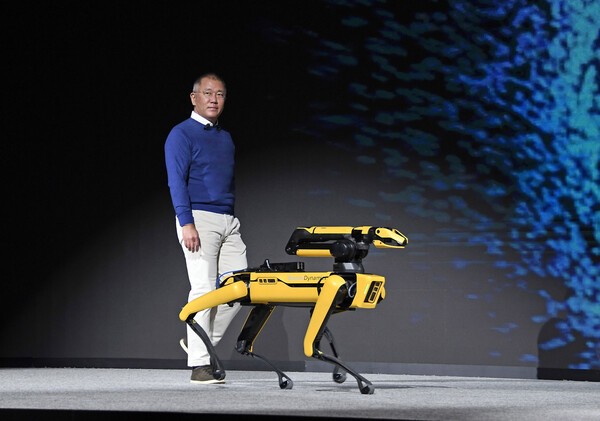 2022 CES 프레스 컨퍼런스에 참석한 정의선 현대자동차그룹 회장 [출처=현대자동차그룹]