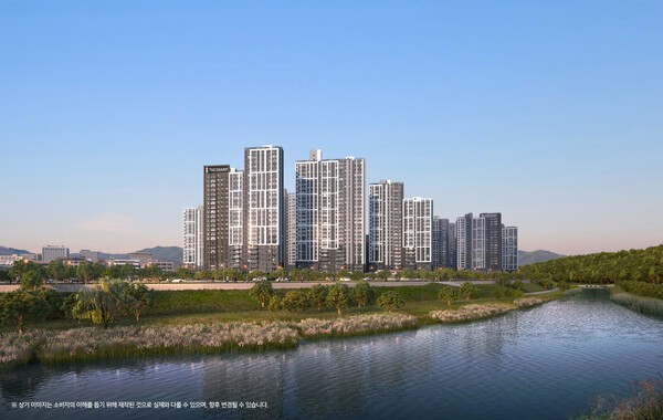 더샵 신문그리니티 2차 투시도[출처= 포스코이앤씨]