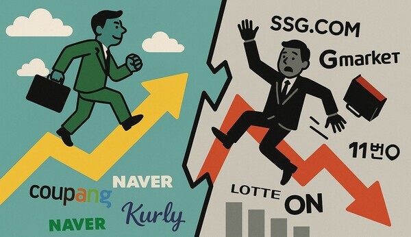 국내 이커머스 시장이 뚜렷한 양극화 국면에 접어들었다. [출처=오픈AI]