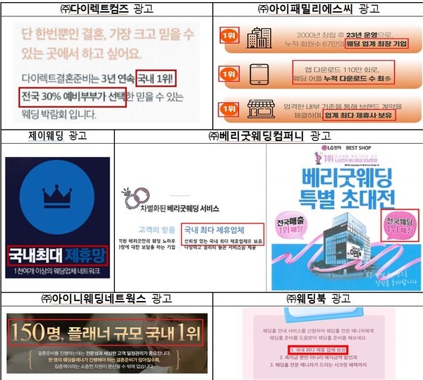 부당광고 유형.[출처=공정거래위원회]