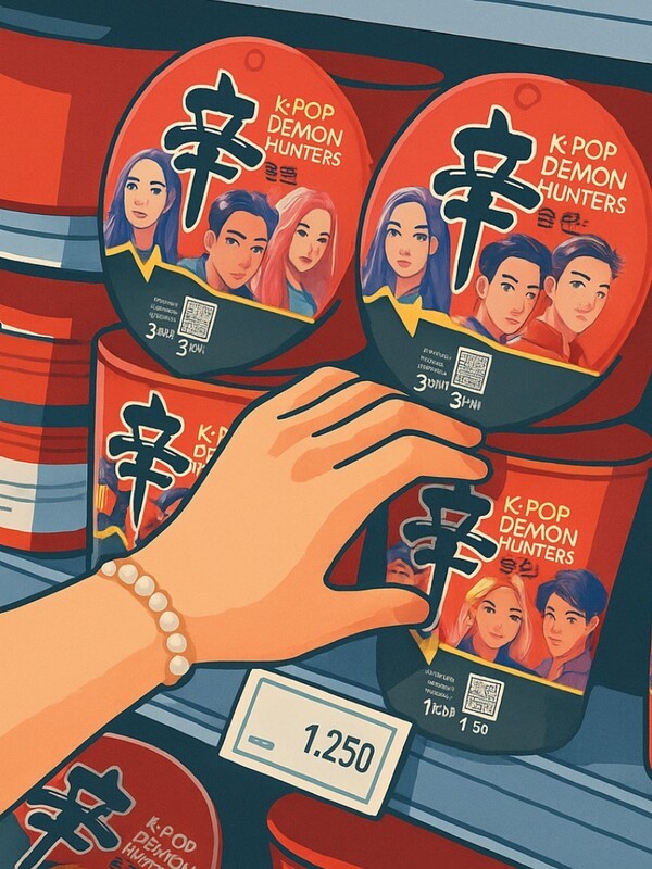 이달 이후 본격화될 관세 리스크는 K-푸드가 단순한 가성비 상품인지, 글로벌 프리미엄 브랜드로 자리잡을 수 있을지를 가르는 중대한 시험대가 될 전망이다. [출처=오픈AI]