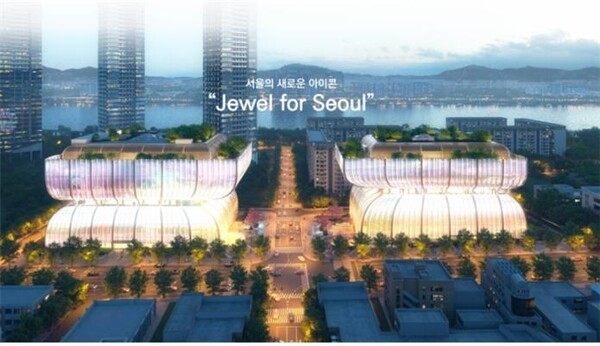 압구정 갤러리아백화점 디자인혁신 사업계획 조감도.[출처=서울시]