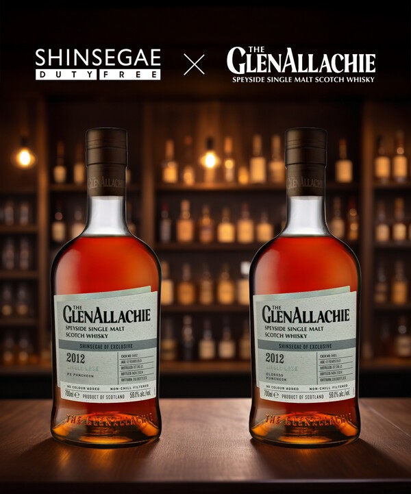 신세계면세점 X 글렌알라키, 싱글캐스크 2012 12년 PX(왼쪽)와 올로로쏘. [출처=신세계면세점]