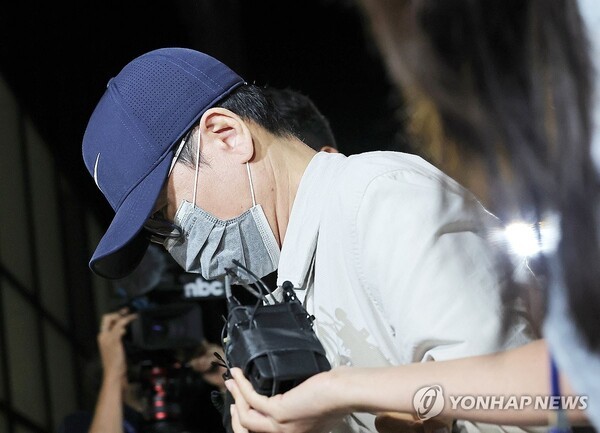 체포된 이기훈 삼부토건 부회장[출처= 연합뉴스]